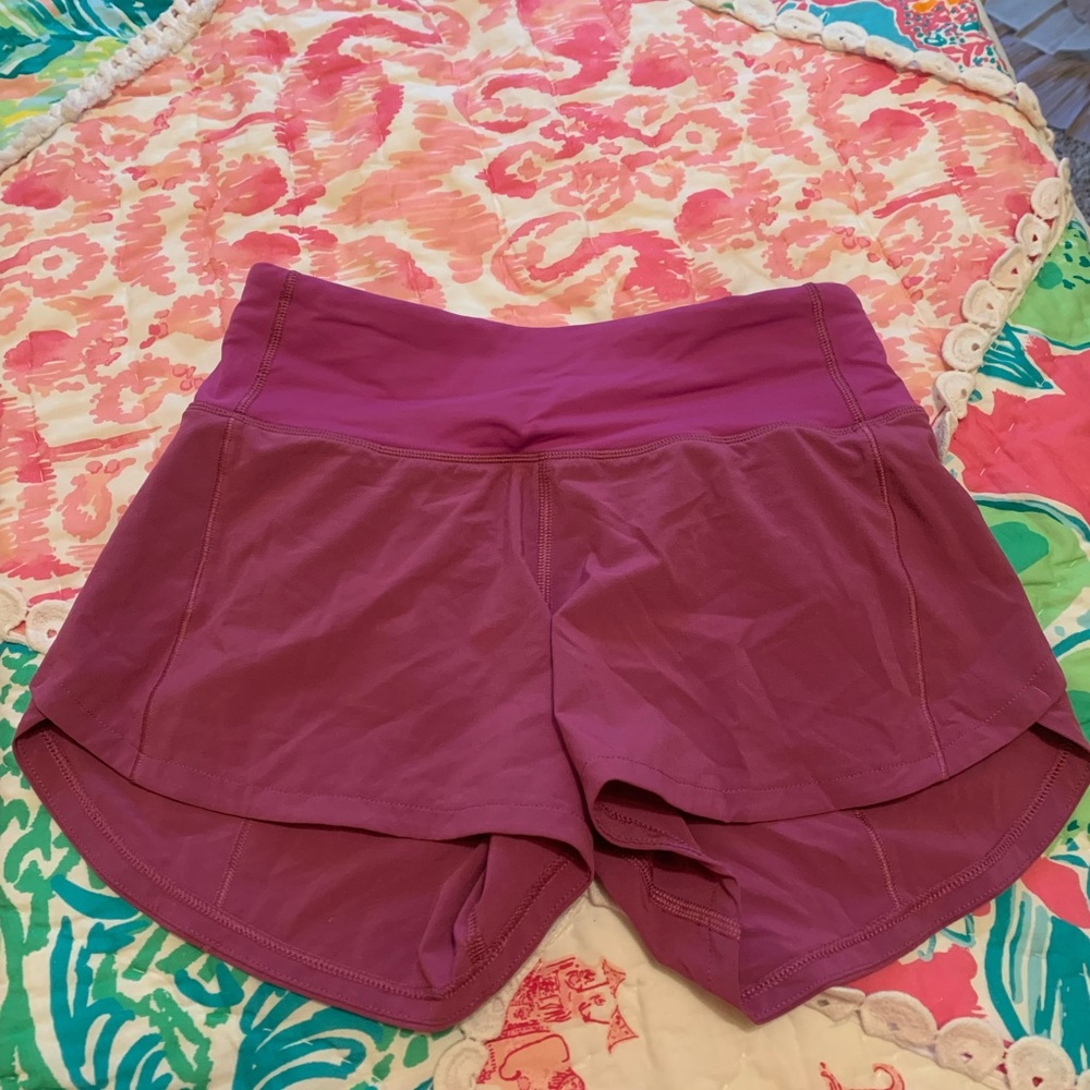 Lululemon Speed Ups 4” Size 0